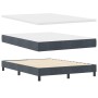 Cama Box Spring  con colchón y LED Gris Oscuro 140x190 cm Terciopelo | Foro24.es | Tu tienda online para hogar, jardín y más Foro24.es