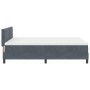 Cama Box Spring  con colchón y LED Gris Oscuro 140x190 cm Terciopelo | Foro24.es | Tu tienda online para hogar, jardín y más Foro24.es