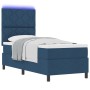 Cama con Resortes y Colchón y LED Azul 80x200 cm Tela | Foro24.es | Tu tienda online para hogar, jardín y más Foro24.es