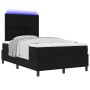 Cama con base de muelles con colchón y luz LED negra 120x190 cm tela | Foro24.es | Tu tienda online para hogar, jardín y más Foro24.es