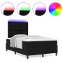 Cama con base de muelles con colchón y luz LED negra 120x190 cm tela | Foro24.es | Tu tienda online para hogar, jardín y más Foro24.es
