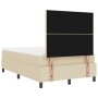 Cama con Base de Muelles y Colchón & LED Color Crema 120x200 cm Tela | Foro24.es | Tu tienda online para hogar, jardín y más Foro24.es