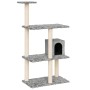 Rascador para gatos con postes de sisal gris claro 119 cm de vidaXL, Mobiliario para gatos - Ref: Foro24-171519, Precio: 44,0...