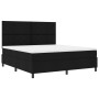 Cama con base en caja con colchón y LED negra 180x200 cm tela | Foro24.es | Tu tienda online para hogar, jardín y más Foro24.es