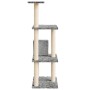 Rascador para gatos con postes de sisal gris claro 119 cm de vidaXL, Mobiliario para gatos - Ref: Foro24-171519, Precio: 44,0...