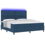 Cama Individual con Colchón y Luz LED Azul 200x200 cm Tela | Foro24.es | Tu tienda online para hogar, jardín y más Foro24.es