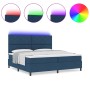 Cama Individual con Colchón y Luz LED Azul 200x200 cm Tela | Foro24.es | Tu tienda online para hogar, jardín y más Foro24.es