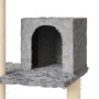 Rascador para gatos con postes de sisal gris claro 119 cm de vidaXL, Mobiliario para gatos - Ref: Foro24-171519, Precio: 44,0...