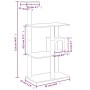 Rascador para gatos con postes de sisal gris claro 119 cm de vidaXL, Mobiliario para gatos - Ref: Foro24-171519, Precio: 44,0...