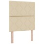 Base de Cama con Colchón y LED Crema 80x200 cm Tela | Foro24.es | Tu tienda online para hogar, jardín y más Foro24.es