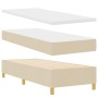Base de Cama con Colchón y LED Crema 80x200 cm Tela | Foro24.es | Tu tienda online para hogar, jardín y más Foro24.es