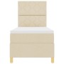 Base de Cama con Colchón y LED Crema 80x200 cm Tela | Foro24.es | Tu tienda online para hogar, jardín y más Foro24.es