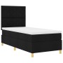 Cama con somier negra con colchón y LED 90x200 cm tela | Foro24.es | Tu tienda online para hogar, jardín y más Foro24.es