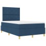 Cama Box Spring con Colchón y LED Azul 120x190 cm Tela | Foro24.es | Tu tienda online para hogar, jardín y más Foro24.es