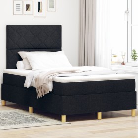 Comprar Cama Box Spring con colchón y LED Negro