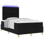 Cama Box Spring con colchón y LED Negro 120x200 cm Tela | Foro24.es | Tu tienda online para hogar, jardín y más Foro24.es