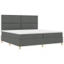 Cama con Base y Colchón & LED Gris Oscuro 200x200 cm de Tela | Foro24.es | Tu tienda online para hogar, jardín y más Foro24.es