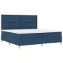 Cama con somier con colchón y LED azul 200x200 cm tela | Foro24.es | Tu tienda online para hogar, jardín y más Foro24.es