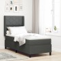 Cama Box Spring con colchón y LED Gris Oscuro 90x190 cm Tela | Foro24.es | Tu tienda online para hogar, jardín y más Foro24.es