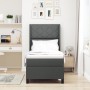 Cama Box Spring con colchón y LED Gris Oscuro 90x190 cm Tela | Foro24.es | Tu tienda online para hogar, jardín y más Foro24.es