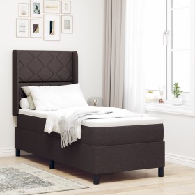 Comprar Cama Box Spring con Colchón y LED Marrón