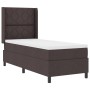 Cama Box Spring con Colchón y LED Marrón Oscuro 90x190 cm Tejido | Foro24.es | Tu tienda online para hogar, jardín y más Foro24.es