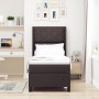 Cama Box Spring con Colchón y LED Marrón Oscuro 90x190 cm Tejido | Foro24.es | Tu tienda online para hogar, jardín y más Foro24.es