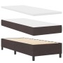 Cama Box Spring con Colchón y LED Marrón Oscuro 90x190 cm Tejido | Foro24.es | Tu tienda online para hogar, jardín y más Foro24.es