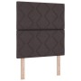 Cama Box Spring con Colchón y LED Marrón Oscuro 90x190 cm Tejido | Foro24.es | Tu tienda online para hogar, jardín y más Foro24.es