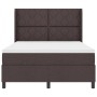 Cama Box Spring  con colchón y LED Marrón Oscuro 140x200 cm Tela | Foro24.es | Tu tienda online para hogar, jardín y más Foro24.es