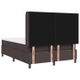 Cama Box Spring  con colchón y LED Marrón Oscuro 140x200 cm Tela | Foro24.es | Tu tienda online para hogar, jardín y más Foro24.es