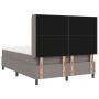 Cama Box Spring  con Colchón y LED Taupe 160x200 cm Tela | Foro24.es | Tu tienda online para hogar, jardín y más Foro24.es