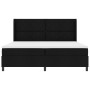 Cama Box Spring con Colchón y LED Negro 200x200 cm de Tela de , Camas y somieres - Ref: Foro24-3343590, Precio: 694,44 €, Des...