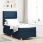 Cama con colchón y somier con LED azul 80x200 cm de tela de , Camas y somieres - Ref: Foro24-3343727, Precio: 346,85 €, Descu...