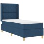 Cama con colchón y somier con LED azul 80x200 cm de tela de , Camas y somieres - Ref: Foro24-3343727, Precio: 346,85 €, Descu...