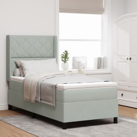 Comprar Cama con Base y Colchón & Luz LED Gris