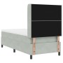 Cama con Base y Colchón & Luz LED Gris Claro 90x190 cm Terciopelo | Foro24.es | Tu tienda online para hogar, jardín y más Foro24.es
