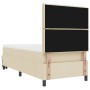 Cama con Base y Colchón & Banco Color Crema 80x200 cm Tela de , Camas y somieres - Ref: Foro24-3343951, Precio: 361,41 €, Des...