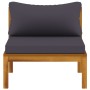 Muebles de jardín 3 pzas cojines madera maciza de acacia de vidaXL, Conjuntos de jardín - Ref: Foro24-3086921, Precio: 307,36...