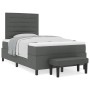 Cama con Base y Colchón Banco Gris Oscuro 120x190 cm Tela | Foro24.es | Tu tienda online para hogar, jardín y más Foro24.es