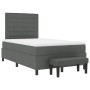 Cama con Base y Colchón Banco Gris Oscuro 120x190 cm Tela | Foro24.es | Tu tienda online para hogar, jardín y más Foro24.es