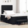 Cama con Base y Colchón & Banco Negro 120x190 cm Tela | Foro24.es | Tu tienda online para hogar, jardín y más Foro24.es