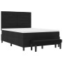 Cama con Box Spring con Colchón y Banco Negra 160x200 cm Tela | Foro24.es | Tu tienda online para hogar, jardín y más Foro24.es