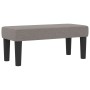 Cama con Base con Colchón y Banco Gris 80x200 cm Tela | Foro24.es | Tu tienda online para hogar, jardín y más Foro24.es