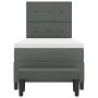 Cama con Base con Colchón y Banco Gris Oscuro 90x190 cm Tela de , Camas y somieres - Ref: Foro24-3344031, Precio: 359,72 €, D...