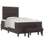 Cama con caja de resortes con colchón y banco marrón oscuro 120x190 cm tela | Foro24.es | Tu tienda online para hogar, jardín y más Foro24.es