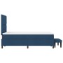 Cama con Somier con Colchón y Banco Azul 120x190 cm Tela | Foro24.es | Tu tienda online para hogar, jardín y más Foro24.es
