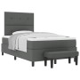 Cama con Base de Resortes con Colchón y Banco Gris Oscuro 120x200 cm Tela | Foro24.es | Tu tienda online para hogar, jardín y más Foro24.es