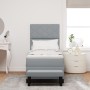 Cama con Base Resortes y Colchón y Banco Gris Claro 80x200 cm Tela | Foro24.es | Tu tienda online para hogar, jardín y más Foro24.es