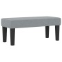 Cama con Base Resortes y Colchón y Banco Gris Claro 80x200 cm Tela | Foro24.es | Tu tienda online para hogar, jardín y más Foro24.es